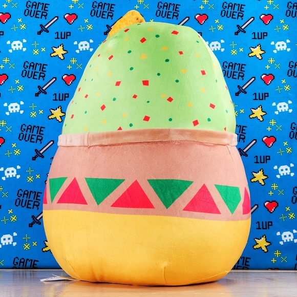 Squishmallow Gideon the Guacamole with Tortilla Chip 14" UltraSoft Food Plush - Picture 3 of 12